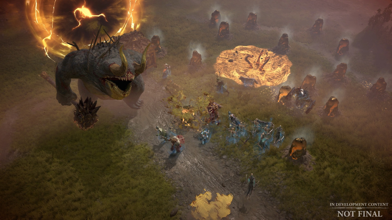 Diablo IV will launch a confidential late-game closed beta test, which will be the first time for selected players to participate in the test